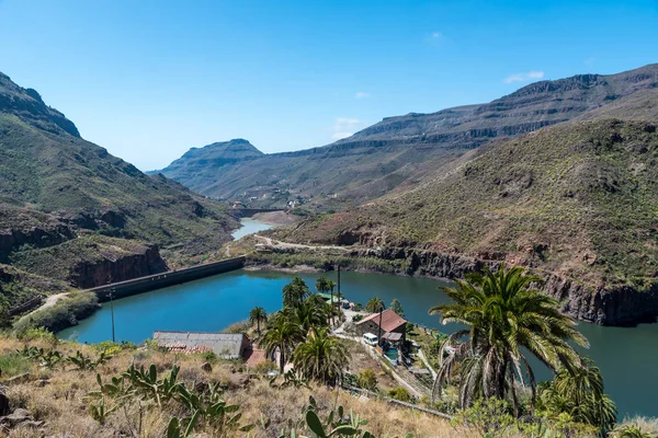 Krásné Jezero Ayagaures Gran Canaria Španělsku — Stock fotografie