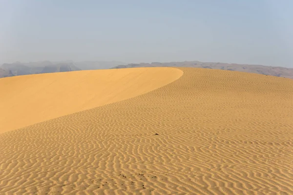 Sivatagban Homokdűnék Gran Canaria Spanyolország — Stock Fotó