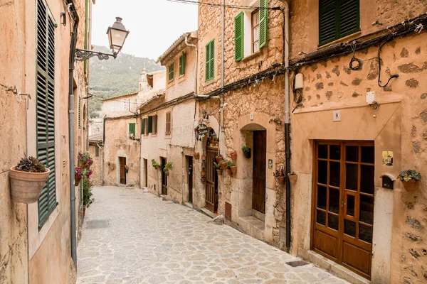 Valldemossa Старая Горная Деревня Красивом Ландшафтном Пейзаже Майорки Испания — стоковое фото