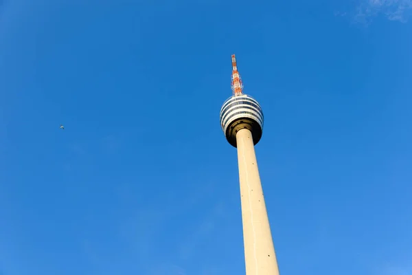 Tornet Stuttgart Tyskland Första Tornet Världen Plan Bakgrunden — Stockfoto