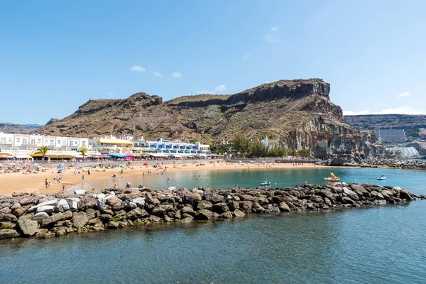 Spiaggia Puerto Mogan Playa Mogan — Foto Stock