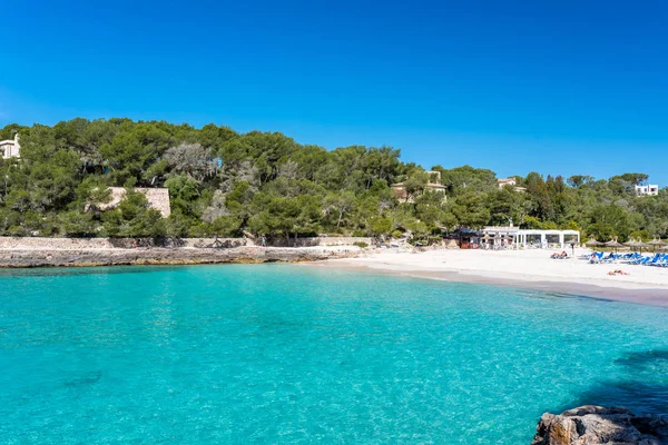 Cala Mondrago Όμορφη Παραλία Και Την Ακτή Της Μαγιόρκα — Φωτογραφία Αρχείου