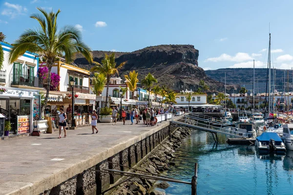 Bella Città Puerto Mogan Gran Canaria Spagna — Foto Stock