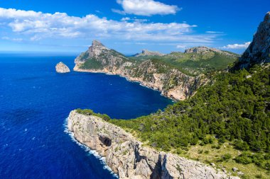 Cap de formentor - güzel sahil Majlorca, İspanya - Europe