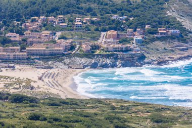 Cala Mesquida - güzel plaj Adası Majlorca, İspanya