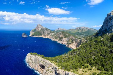 Cap de formentor - güzel sahil Majlorca, İspanya - Europe