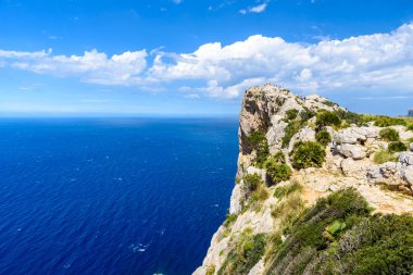 Cap de formentor - güzel sahil Majlorca, İspanya - Europe