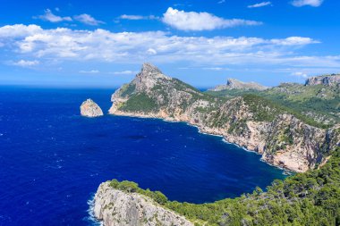 Cap de formentor - güzel sahil Majlorca, İspanya - Europe