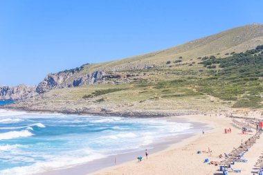Cala Mesquida - güzel plaj Adası Majlorca, İspanya