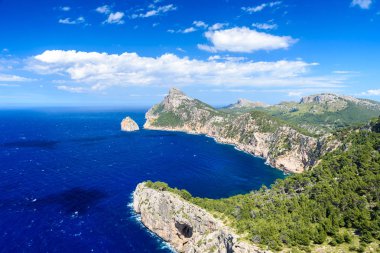 Cap de formentor - güzel sahil Majlorca, İspanya - Europe