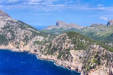Cap de formentor - güzel sahil Majlorca, İspanya - Europe
