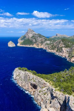 Cap de formentor - güzel sahil Majlorca, İspanya - Europe