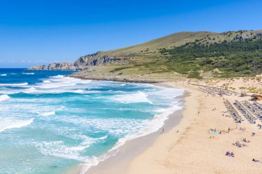 Cala Mesquida - güzel plaj Adası Majlorca, İspanya