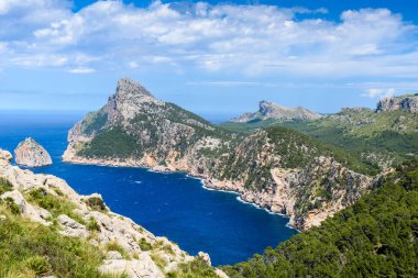 Cap de formentor - güzel sahil Majlorca, İspanya - Europe
