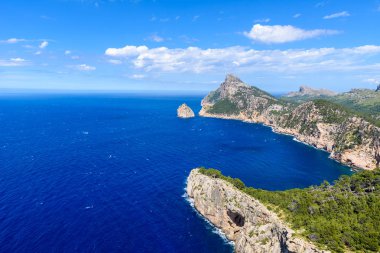 Cap de formentor - güzel sahil Majlorca, İspanya - Europe