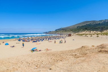 Cala Mesquida - güzel plaj Adası Majlorca, İspanya