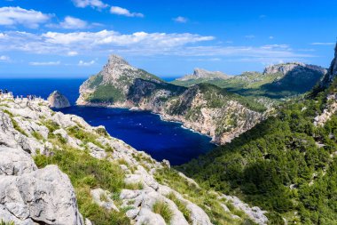 Cap de formentor - güzel sahil Majlorca, İspanya - Europe
