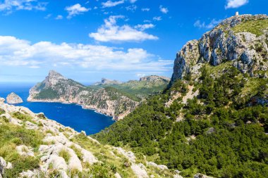Cap de formentor - güzel sahil Majlorca, İspanya - Europe