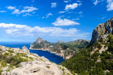 Cap de formentor - güzel sahil Majlorca, İspanya - Europe
