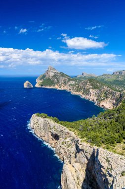 Cap de formentor - güzel sahil Majlorca, İspanya - Europe