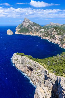 Cap de formentor - güzel sahil Majlorca, İspanya - Europe