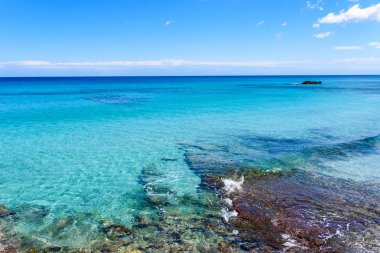 Beach Cala Moll City Cala Rajada - güzel sahili, Mallorca, İspanya - Europe