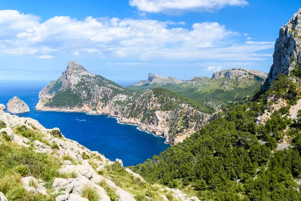Cap de formentor - güzel sahil Majlorca, İspanya - Europe