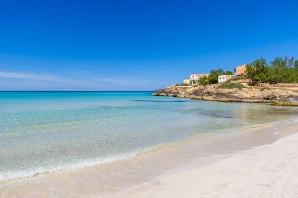 Παραλία Trenc Όμορφη Ακτή Της Μαγιόρκα Ισπανία — Φωτογραφία Αρχείου