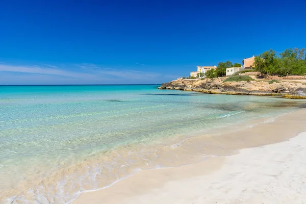 Παραλία Trenc Όμορφη Ακτή Της Μαγιόρκα Ισπανία — Φωτογραφία Αρχείου