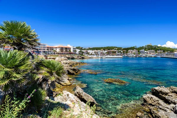 Harbor Cala Rajada Beautiful City Coast Mallorca Spain Vacation Europe — Stock Photo, Image