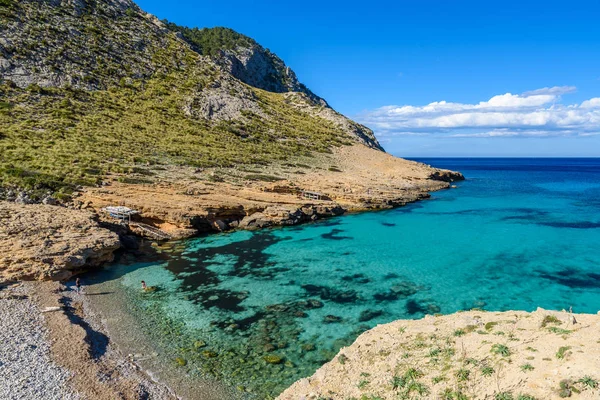 Cala Figuera Cap Formentor Wunderschöne Küste Und Strand Von Mallorca — Stockfoto