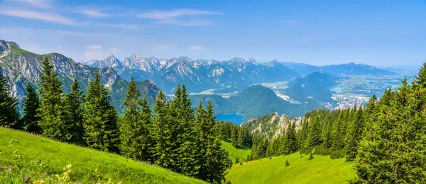 Beau Paysage Dans Les Alpes Tegelberg — Photo