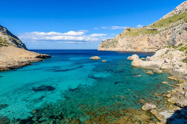 Cala Figuera Cap Formentor Bela Costa Praia Maiorca Espanha — Fotografia de Stock