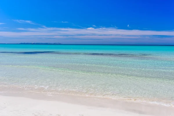 Stranden Trenc Vackra Kusten Mallorca Spanien — Stockfoto