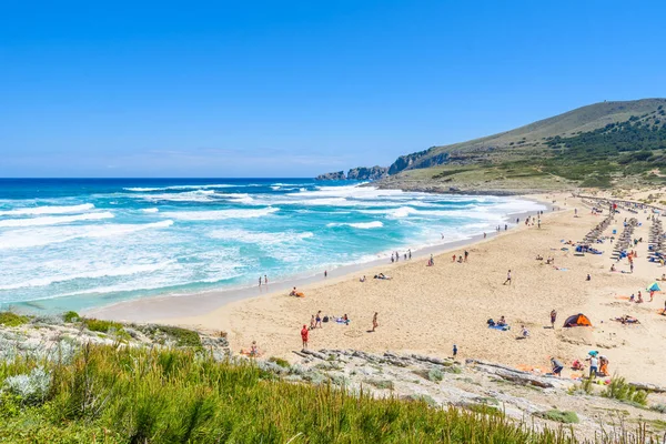 Cala Mesquida Bela Praia Ilha Mailorca Espanha — Fotografia de Stock