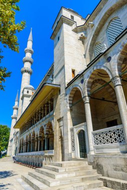 İstanbul 'un Fatih ilçesine bağlı Süleyman Camii. Tarihi bölümlerin seyahat konsepti.
