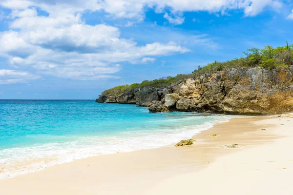 Little Knip Beach Paradiesischer Weißer Sandstrand Mit Blauem Himmel Und — Stockfoto