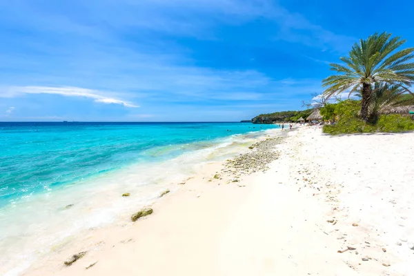 Cas Abao Beach Paradise White Sand Beach Blue Sky Crystal — Stock Photo, Image