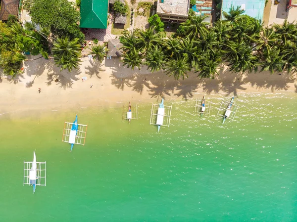 Aerial View Port Barton Beach Paradise Island Tropical Travel Destination — Stock Photo, Image