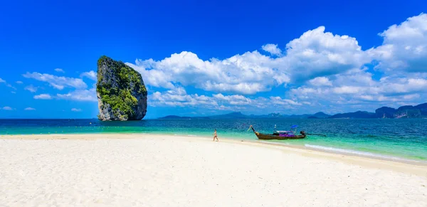 Poda Island Paradiesischer Strand Tropischer Landschaft Der Nähe Von Nang — Stockfoto
