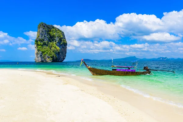 Poda Island Paradise Beach Tropical Scenery Nang Phra Nang Bay — Stock Photo, Image