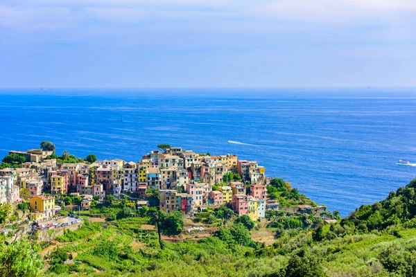 Corniglia Villaggio Del Parco Nazionale Delle Cinque Terre Costa Italia — Foto Stock