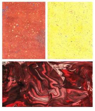 desen soyut resim, yağlı boya boya, yağ suyu, karışım, soyut fırça tekniği, fırça, modern sanat.