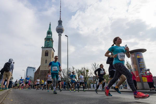 每年的第 37 柏林半程马拉松. — 图库照片