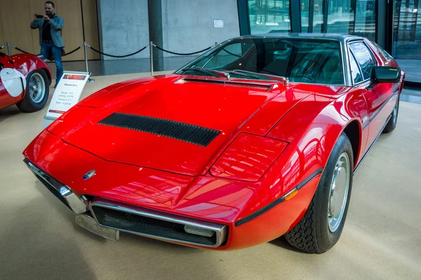 跑车Maserati Bora (Tipo 117)，1971年. — 图库照片