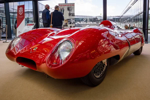 Sportovní závodní auto Lotus jedenáct Stanguellini, 1957. — Stock fotografie