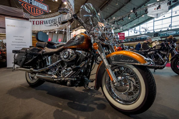 Softail da herança de Harley-Davidson da motocicleta, 2015 . — Fotografia de Stock