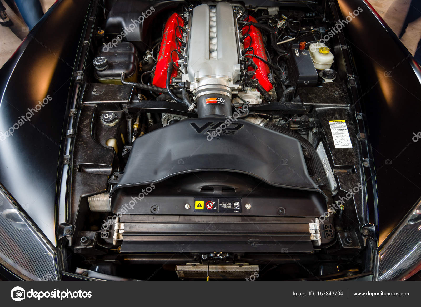 Engine Of Sports Car Dodge Viper Srt 10 06 Close Up Stock Editorial Photo C S Kohl
