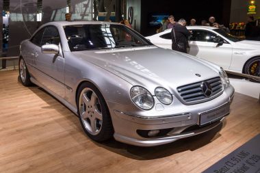 Large luxury grand tourer car Mercedes-Benz CL 55 AMG 