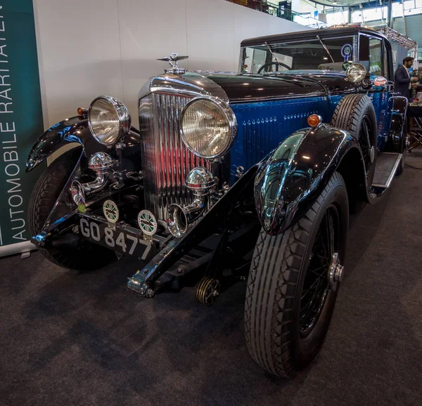 Auto di lusso Bentley 4 litri Mulliner Sport-Saloon, ex capitano Woolf Barnato, 1931 . — Foto Stock